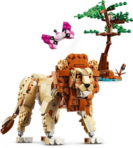 LEGO CREATOR Divoká zvířata ze safari 3v1 31150 STAVEBNICE