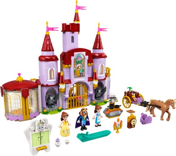 LEGO DISNEY PRINCESS Zámek Krásky a zvířete 43196 STAVEBNICE