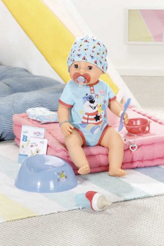 ZAPF CREATION Baby Born panenka miminko chlapeček kouzelný dudlík s funkcemi